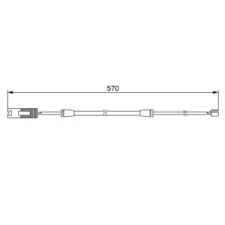 Bosch Warnkontakt f?r Bremsbel?ge BMW 7er E38 1987474954