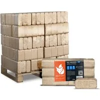 HEIZFUXX Holzbriketts RUF Original Blue, 300 kg, (Palette, 30-St)