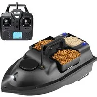 GARRYFIZH RC-Boot GPS Futterboot Köderboot, 2kg Zuladung 3 Kammern 500m Reichweite