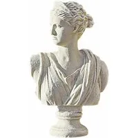 Mirabeau Gartenzwerg Büste Ellora antikcreme