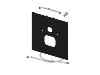 Tece lux WC-Glasplatte f. Duravit SensoWash C, Glas schw. glzd., 9650107 9650107