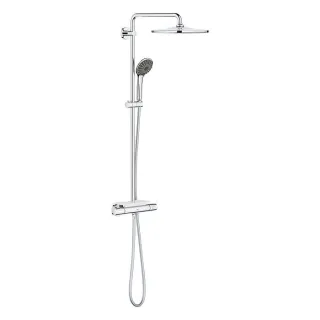 Grohe Vitalio Joy XXL 310 Duschsystem 26401001 mit Thermostat, chrom, Wandmontage