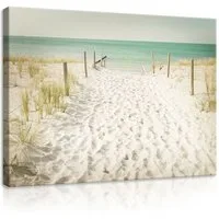 Wallarena Leinwandbild Natur - Mehrfarbig - Wohnzimmer, Mehrfarbig, 60x40x2cm