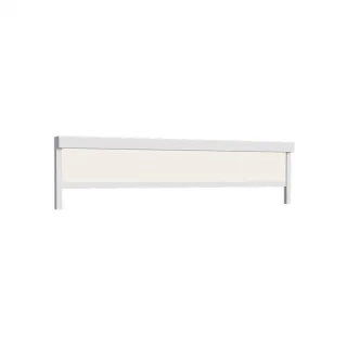 Außenrollo 250 cm, Weiß RAL 9016, 2500 x 600 mm, lichtdurchlässig, individuell konfigurieren
