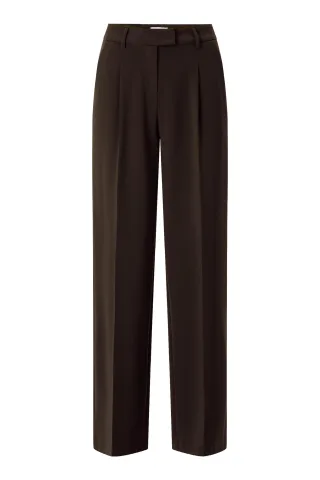 Rich & Royal - Pleated Wide leg chocolate torte - Gr. - 42