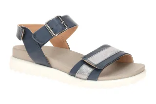Legero Sandale MOVE Damen blau indacox (blau) flexibel Keilabsatz