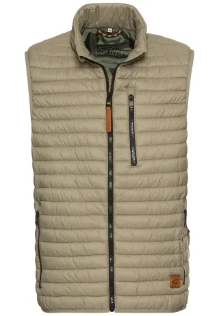 camel active - Steppweste aus recyceltem Polyamid khaki - Gr. - 52