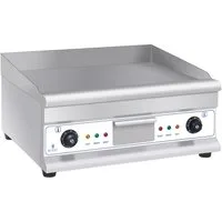 Royal Catering Elektrogrill Doppel Grillplatte 60 cm Elektro Bräter Kontaktgrill 2 x 3.200W Gastro, 6400 W