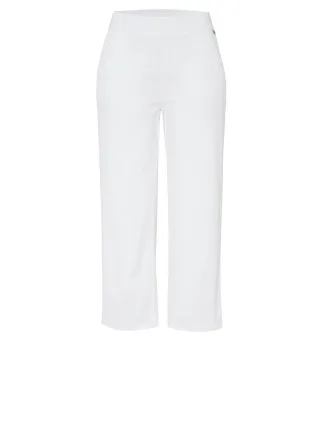relaxed - Scarlet Wide Leg 3/4 weiss - Gr. - 44