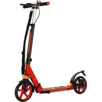 COSTWAY Cityroller Scooter, höhenverstellbar & klappbar, mit Handbremse