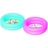 Bestway Planschbecken Kiddie Lounge, 61 x 15 cm, aufblasbarer Kinderpool, 1 Stück zufällige Farbe