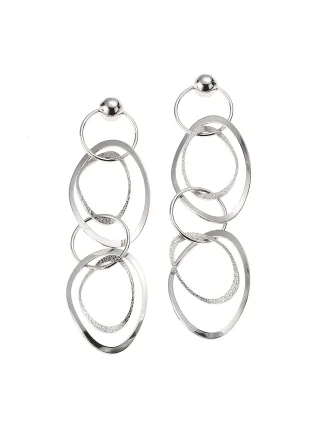 Zeeme Silber Ohrringe 925 Silber rhodiniert