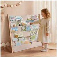 CAVEEN Bücherregal, 5 Ebenen, Kinder-Bücherregal Offenes Aufbewahrungsregal
