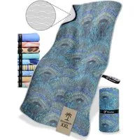 NirvanaShape Strandtuch Reise Handtuch Strandtuch XXL - Strandhandtuch, Mikrofaser Badetuch