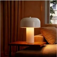 OTTO home Tischleuchte Jorre - Pilzlampe, ohne Leuchtmittel, Leuchtmittel wechselbar, zweifarbig - matt & glänzend, Pilzleuchte, Tischlampe, Pilzform, E14