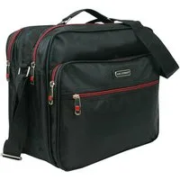 BAG STREET INTERNATIONAL Schultertasche Herren große Arbeitstasche - Flugbegleiter - Nylon, verstellbarer Schultergurt mit Polster