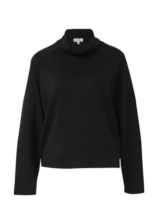 s.Oliver - Sweatshirt schwarz - Gr. - 46