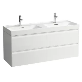 Laufen Meda Waschtischunterschrank H4216440112601 128,4x51,5x44,8cm, 4 Schubladen, weiß matt