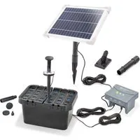 esotec Teichfilter 6/230 Solar Unterwasserfilter-Set mit 4 Ah LiFePo4-Akkuspeicher 100950 (Komplettset)