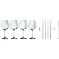 Nachtmann Glas Gin & Tonic Set 9tlg., 9-tlg., Kristallglas