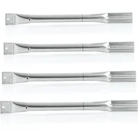 BBQ-Toro Gasgrill-Brenner Edelstahl Universal Gasgrill Brenner (4 Stück), 41,7 x 4 cm, Leichte Reinigung