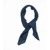 TINITEX Seidentuch Nickituch Halstuch Twill marineblau