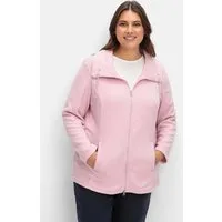 Sieh an! Fleecejacke Fleece-Jacke Langarm