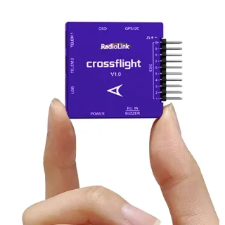 Radiolink Crossflight Flight Controller 2-12S 10 PWM FC wih OSD Modulefor FPV Racing Drone RC Car Boat
