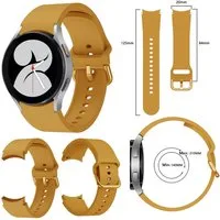 Wigento Smartwatch-Armband Für Samsung Galaxy Watch FE 6 5 4 Normal Pro Classic Kunststoff Band