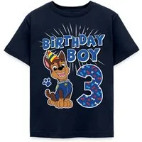 Spreadshirt T-Shirt Paw Patrol Chase 3 Jahre Alt 3. Geburtstag Kinder T-Shirt (1-tlg)
