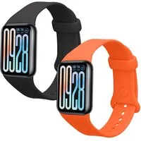 kwmobile Smartwatch-Armband 2x Uhrenarmband für Xiaomi Smart Band 8 Pro / Smart Band 9 Pro Armband, Fitnesstracker Band Set aus TPU Silikon - Ersatzarmband Smartwatch