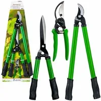 Wisam Heckenschere Gartenheckenscheren-Set mit Koffer 3-tlg.