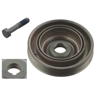 Febi Riemenscheibe Kurbelwelle Breite: 26 Citroen Fiat Ford Lancia Peugeot Volvo 2,0