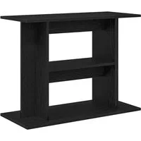 vidaXL Aquariumunterschrank Aquariumständer Schwarz Eichen-Optik 80x35x60 cm Holzwerkstoff