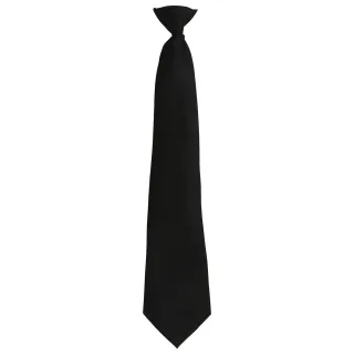 Premier - "Colours Fashion" Krawatte Zum Anklemmen für Herren/Damen Unisex (Schwarz)