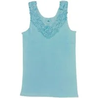 Toker Collection® Achselhemd Damen Unterhemd mit extra breiter Spitze (1 Stück, einzeln gepackt) Spitze in vielen Varianten