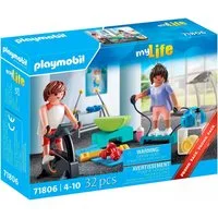 Playmobil® Fitnesstraining (71806), Playmobil My Life Konstruktions-Spielset, (32 St), Made in Europe