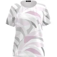 FRANK WALDER T-Shirt mit Schwungprint