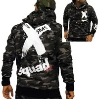 RMK Hoodie Herren Pullover mit Kapuze Pulli Kapuzenpullover Langarm X mit Baumwolle