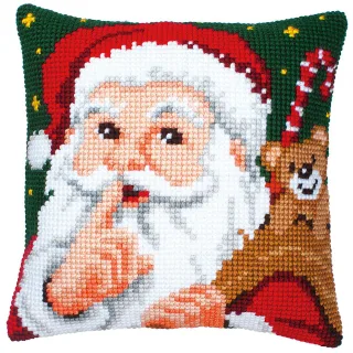 Kreuzstichkissen "Nikolaus"