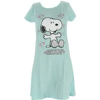 Snoopy Nachthemd Mädchen Weiche Material, Langer Schnitt, Ideal für den Sommer