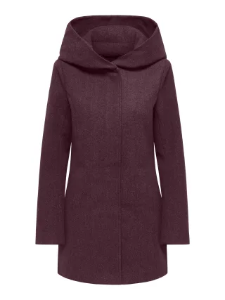 ONLY - ONLBLAKE HOOD COAT CC OTW Winetasting - Gr. - XS