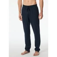 Schiesser Pyjamahose Mix + Relax gestreift, seitliche Taschen, Bindekordel