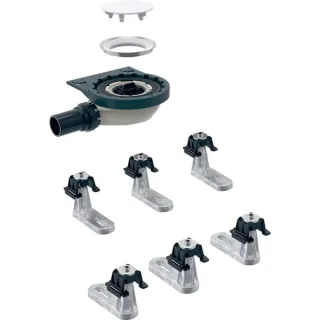 Geberit Rohbauset, zu Geberit Duschfläche Setaplano Sperrwasserhöhe 30 mm d40 6 F., 154021001 154021001