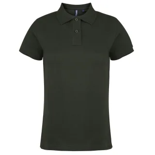 Asquith & Fox - Unifarbenes Poloshirt - Damen (Flaschengrün)