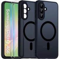 SmartUP Smartphone-Hülle + 2X Schutzglas für Samsung Galaxy A56 5G MagSafe Panzerfolie Case 9H 6,7 Zoll, kompletter Rundumschutz, MagSafe-Technologie