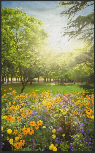 Fussmatte Park 7110 | Größe: 60 cm x 90 cm