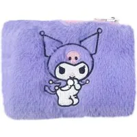 Hello Kitty Geldbörse - Kuromi Plüsch Geldbörse mit Karabiner Reißverschluss (1-tlg)