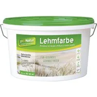 Pronatur Wandfarbe Pronatur Lehmfarbe Naturweiß 5 L weiß