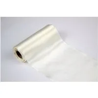Jirex Trading Company Tischläufer Satin Tischläufer Tischband Deko Band Tischdeko Schleife 12cm x 9m